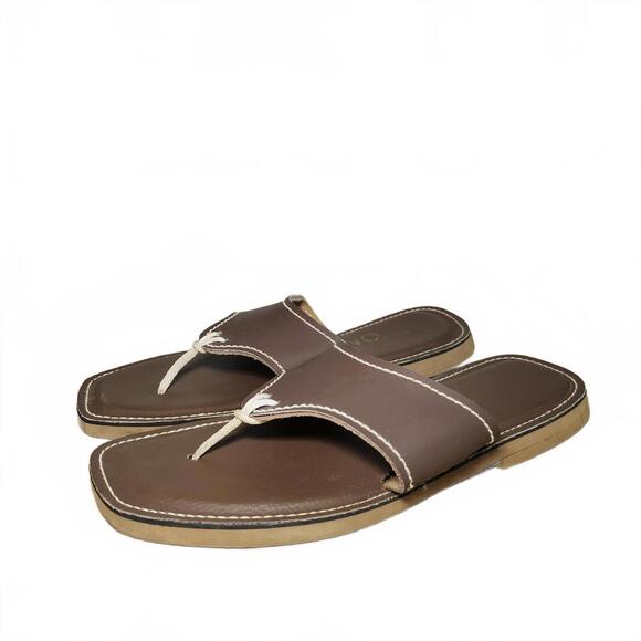 Official Key West KINOs Mens Brown Slide Sandals Size 12 - Picture 1 of 7